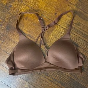 Aerie Real Sunnie Wireless Bra 34B Brown
